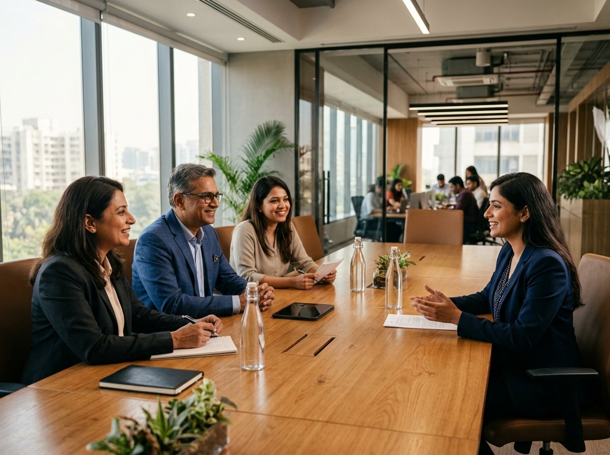 Employers taking interview
